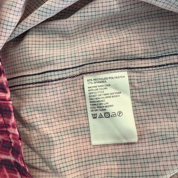 NWOT Tommy Bahama Island Zone Coast Shibori Sands Camp Button Down Shirt size L - Picture 6 of 7